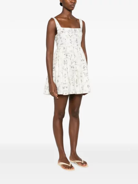 Rochie mini Agua By Agua Bendita alb