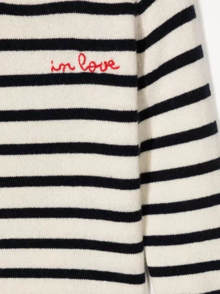 Пуловер Cashmere In Love бяло