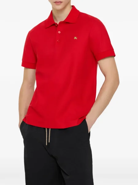 Tricou polo Burberry roșu