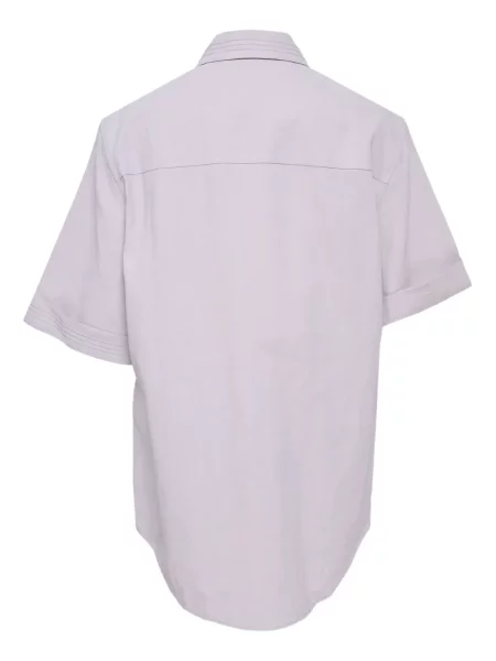 Cămașă Jil Sander scurtă violet