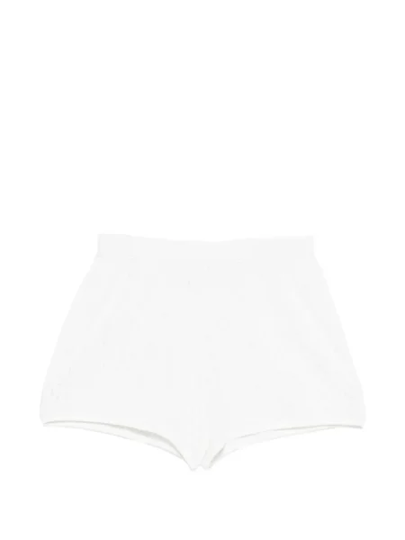 Mini pantaloni scurți Soft Goat fără armătură alb