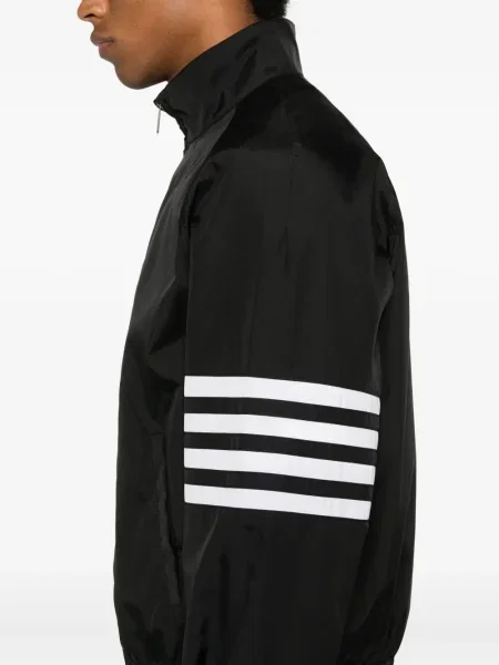 Geacă Thom Browne cu dungi negru