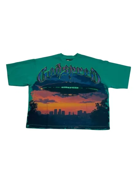 Tricou Godspeed verde