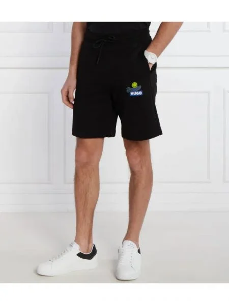 Hugo Blue Pantaloni scurți Nimply negru