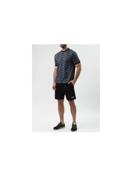 Póló Ea7 Emporio Armani fekete