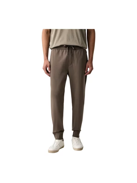 Spodnie dresowe Armani Exchange brązowe