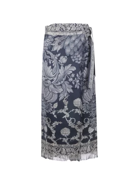 Jacquard midi-suknja Pierre-louis Mascia na rese zelena
