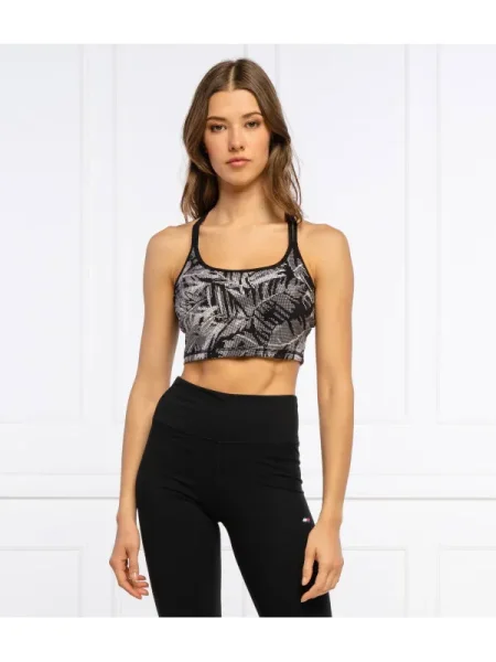 DKNY Sport Top PIXEL PALM negru