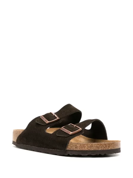 Zomšinės sandalai Birkenstock ruda