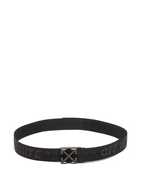 Grafic curea Off-white cu cataramă alb