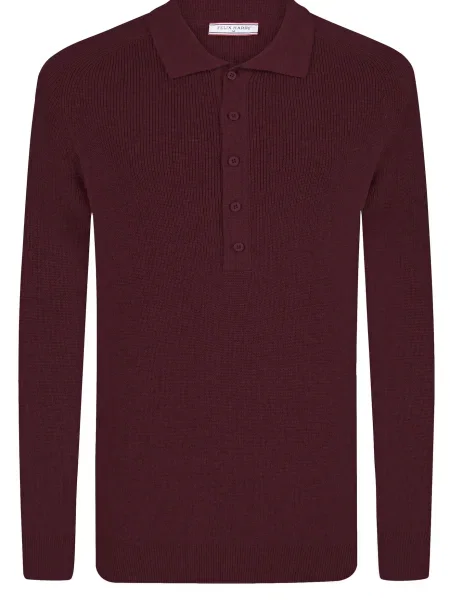 Felix Hardy Pulover bordeaux roșu