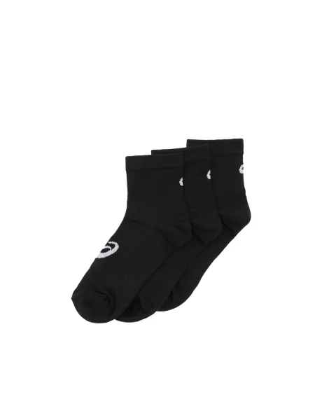 Zokni ASICS Quarter 3 pairs performance black Quarter fekete