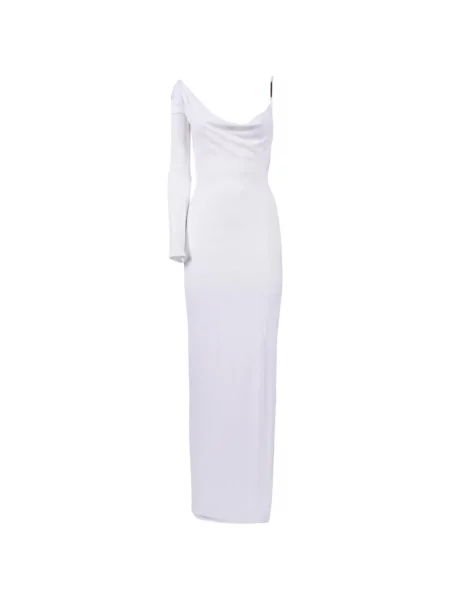 Rochie Elisabetta Franchi din jerseu alb