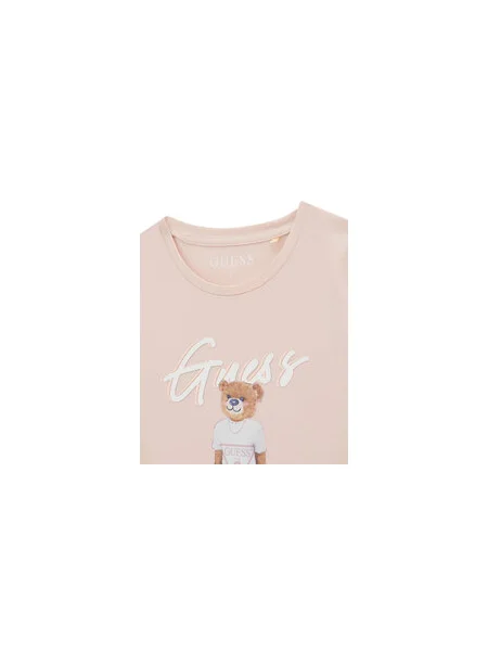 Guess Póló Regular Fit rózsaszín