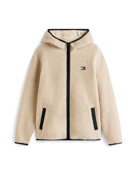 Tommy Jeans Jopa iz flisa bež