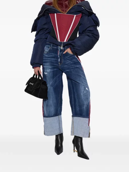 Páperová bunda Dsquared2 modrá