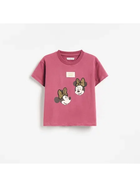 Reserved Tričko Minnie Mouse světle fialová