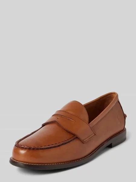 Mokasyny Polo Ralph Lauren brązowe
