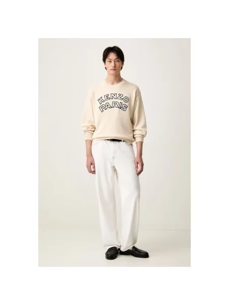 Kenzo sweter z wełną beżowy
