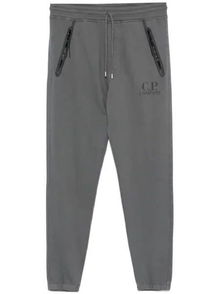 Pantaloni de trening C.p. Company cu imagine gri