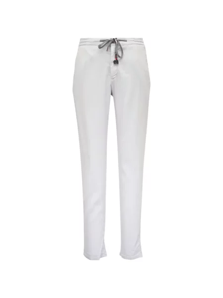 Casual stahovací šňůrka kalhoty Marco Pescarolo šedé