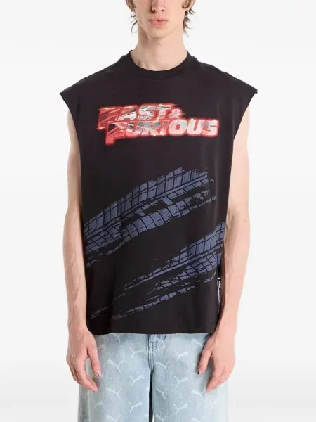 Tricou Puma fără mâneci negru