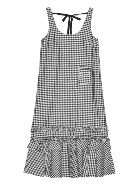 Rochie Ganni cu imagine de costum negru