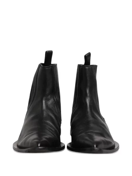 Cizme scurte Dolce & Gabbana din piele negru