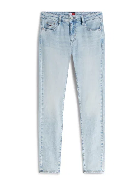 Tommy Jeans Τζιν Faded Low Rise Skinny γαλάζιο