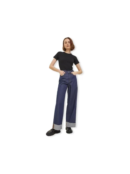 Pantaloni Jjxx albastru