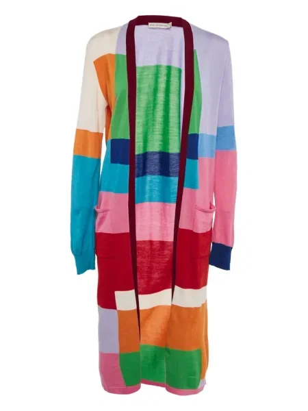 Kardigan Mary Katrantzou wełniany niebieski