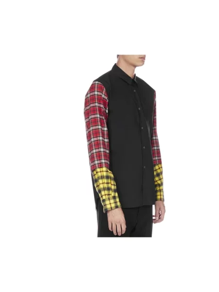 Koszula Comme Des Garcons z nadrukiem czarna
