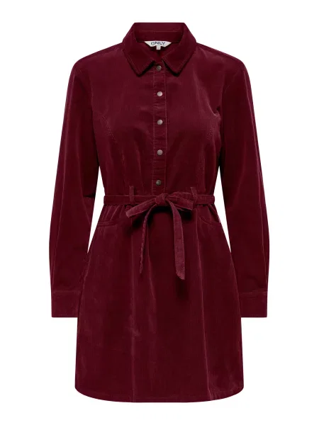 ONLY Rochie tip bluză ONLNessa merlot roșu