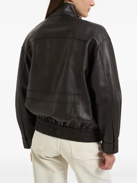 Geanta de piele The Jack Leathers maro