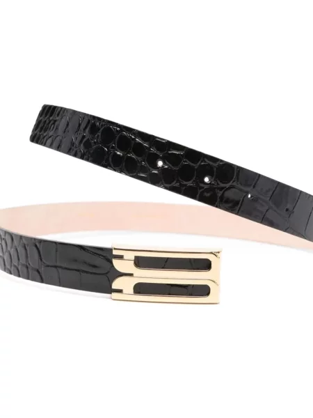 Curea Victoria Beckham din piele negru