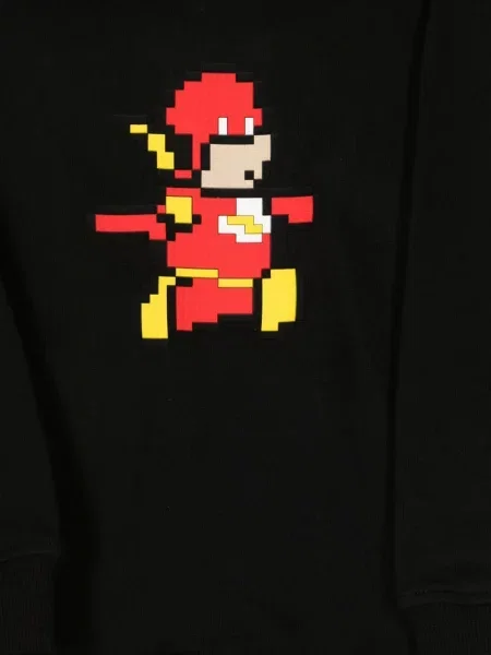 Bluza z kapturem dziecięca Mostly Heard Rarely Seen 8-bit czarna