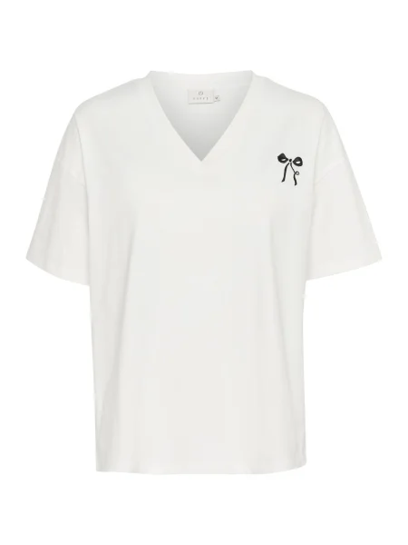 Kaffe Tricou Bowie negru alb