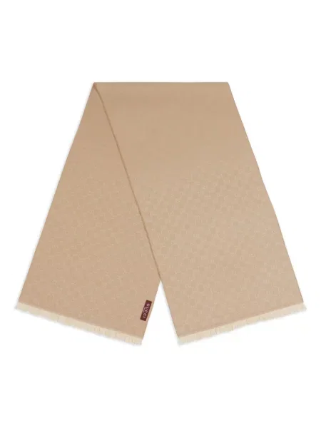 Fular Gucci cu franjuri din jacard