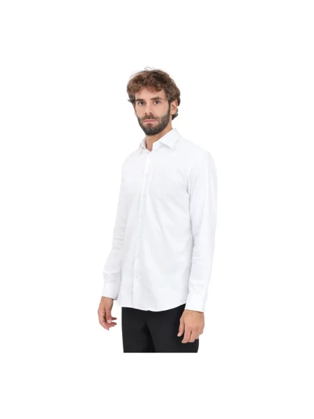 Koszula biznesowa o kroju slim fit z kołnierzykiem typu kent Selected Homme biała