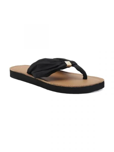 Șlapi Tommy Hilfiger din piele negru