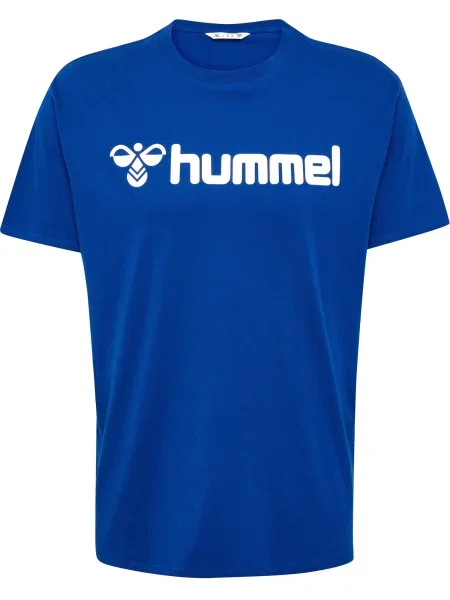 Hummel Tricou Go albastru cobalt / murdar alb
