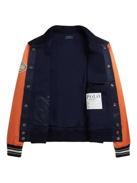Kurtka bomber dziecięcy Polo Ralph Lauren niebieski