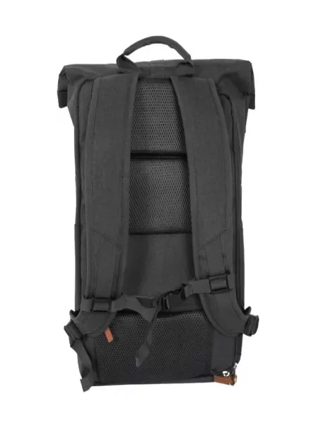 Travelite Basics Roll-up Anthracite Backpack Grey γκρι