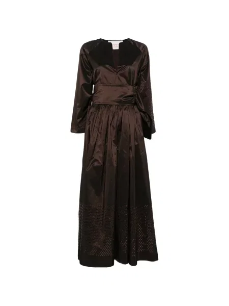Rochie maxi Co.go cu paiete maro