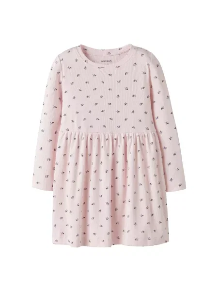 NAME IT Rochie închis / mov lavandă / rosé maro