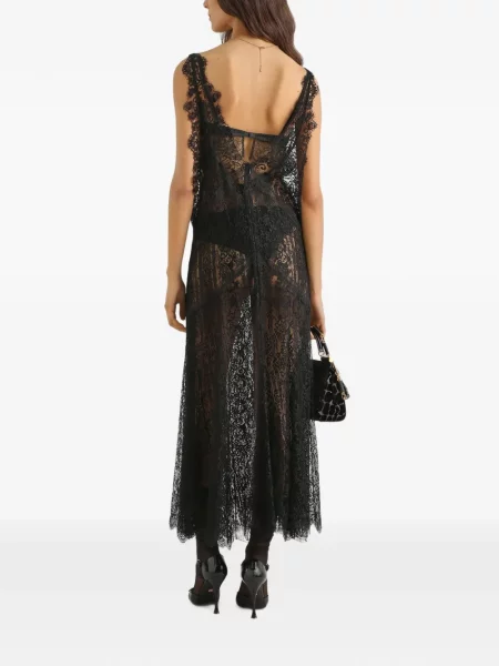 Rochie Dolce & Gabbana din dantelă negru