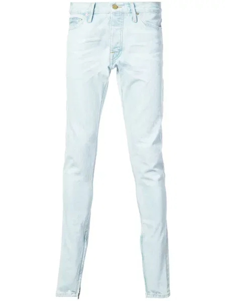 Blugi skinny Fear Of God albastru