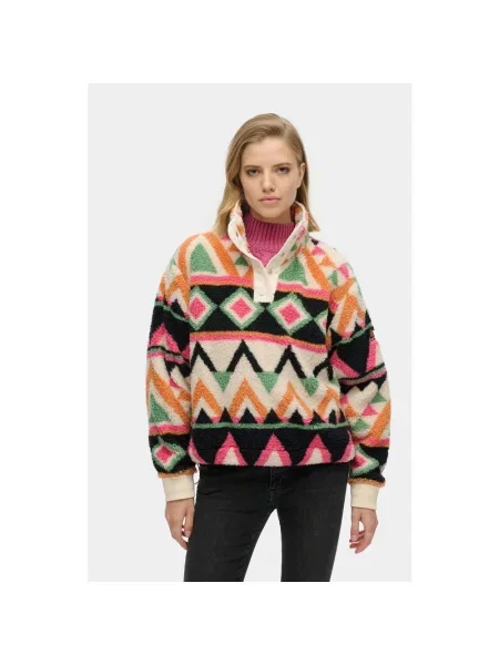 Polar Superdry Super Soft Printed pomarańczowy różowy S czarny