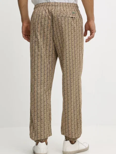 Lacoste spodnie dresowe beżowe