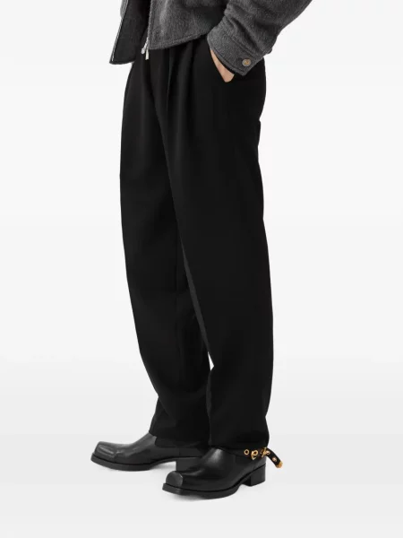 Pantaloni Versace de lână negru